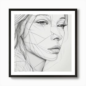 Portrait Of A Woman Art Print