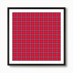 Plaid Fabric 148 Art Print