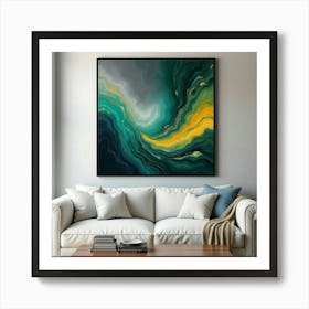 Abstract Painting Poster