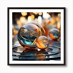 Glass Spheres 9 Art Print