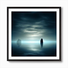 Dark Night Sky Art Print