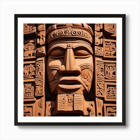 Totem De Terracota Art Print