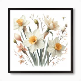 Daffodils Art Print