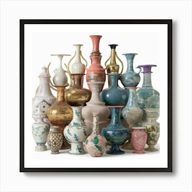 Chinese Vases 1 Art Print