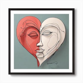 Valentine's Heart Art Print