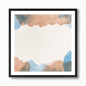 Abstract Watercolor Background Art Print