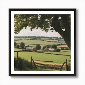 Country Landscape Art Print