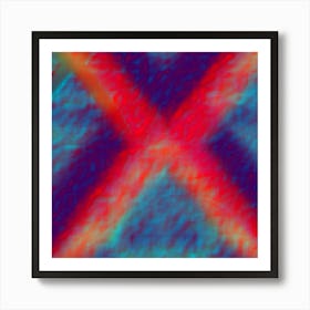 Abstract X Art Print