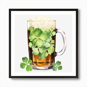 St Patrick'S Day Beer 3 Art Print