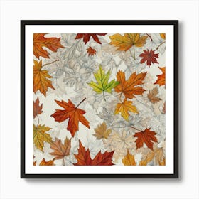 Autumn Leaves 2 Art Print