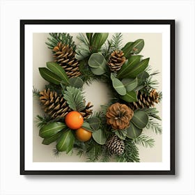 Christmas Wreath 3 1 Art Print