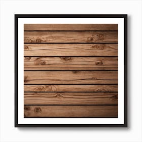 Wooden Planks Background 5 Art Print
