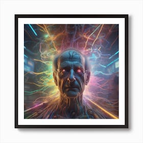 Man In Space 1 Art Print