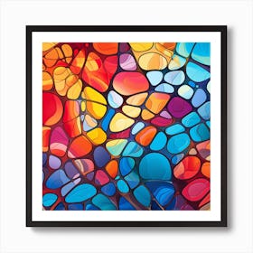 Stained Glass 1 Art Print