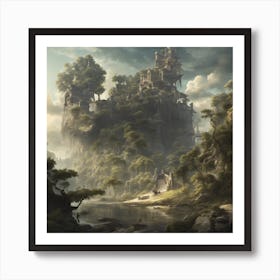 Fantasy Castle Art Print