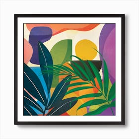 Sunrise Garden 2 Art Print