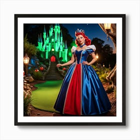 Snow White And The Seven Dwarfs 3 Art Print