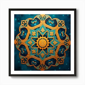 Islamic Mandala 1 Art Print