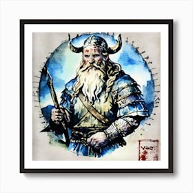 Viking Art Print