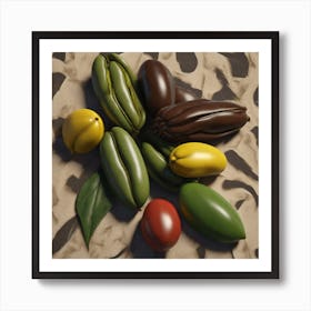 Fruit And Vegetables Art Print