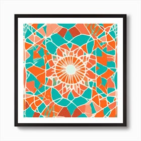 Pattern Art Inspired By The Dynamic Spirit Of Miami's Streets, Miami murals abstract art, 102 Art Print