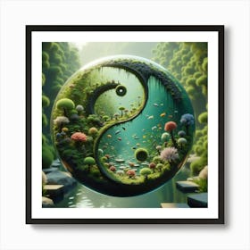 Yin Yang 2 Art Print