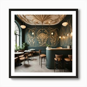 Nouveau Restaurant Art Print