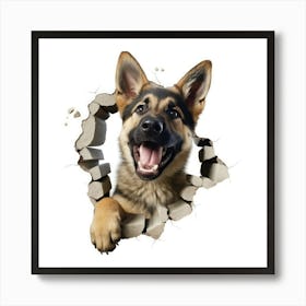 German Shepherd Dog 1 Art Print