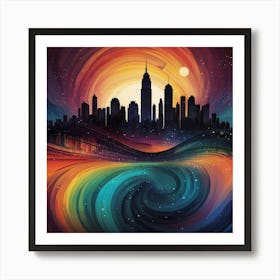 New York City Skyline Art Print