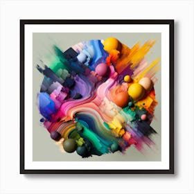 Abstract Painting 7 Art Print