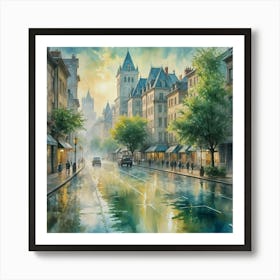 Light Street Art Print