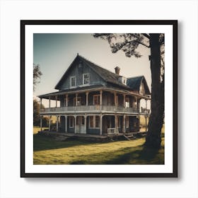 Old House In The Countryside Art Print