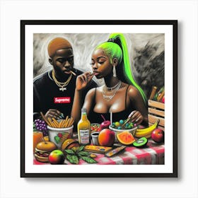 Sex And Fruit Art Print