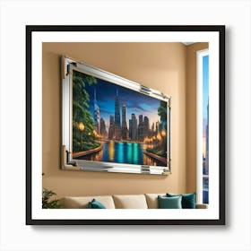 Leonardo Phoenix A Majestic Piece Of Living Room Wall Art Set 0 Art Print