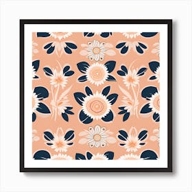 Floral Pattern 6 Art Print