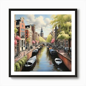 Amsterdam Canals 3 Art Print