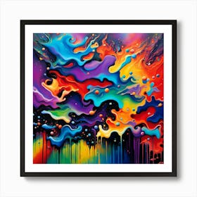 Abstract Painting 1 Art Print