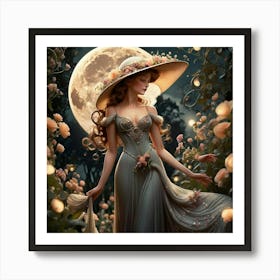 Full Moon Art Print