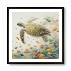 Animal Creative Portrai Illustrationt 9 Art Print