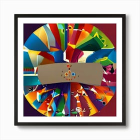 Default Create A Vibrant And Merry Image Of A Lucky Wheel For 1 (1) Art Print