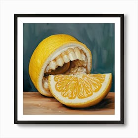 Lemon Teeth Art Print