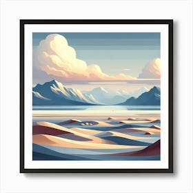 Abstract Landscape Painting 9 Art Print