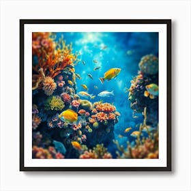 Coral Reef20 Art Print