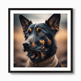 Dog Ruler! Art Print