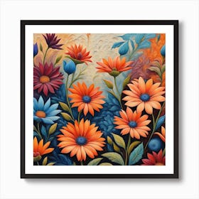 Beautiful Flowers 2 Art Print