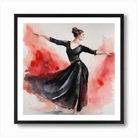 Ballet Dancer 2 Art Print