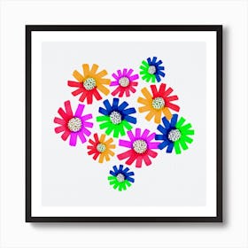 Fancy Floral Bouquet Art Print