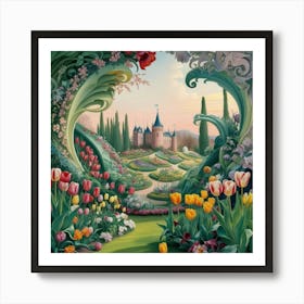 Tulip Garden 14 Art Print