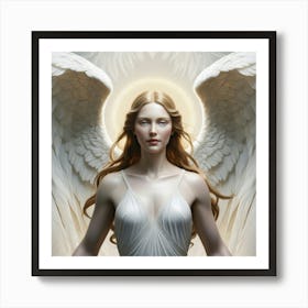 Angel With Wings Art Print