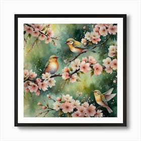 Cherry Blossoms 10 Art Print